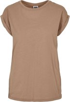 Urban Classics Dames Tshirt -XL- Extended Shoulder Creme