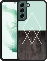 Galaxy S22+ Hardcase hoesje Wood Simplicity - Designed by Cazy