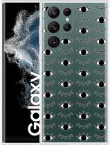 Galaxy S22 Ultra Hoesje I See You - Designed by Cazy