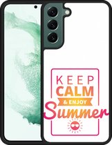 Galaxy S22+ Hardcase hoesje Summer Time - Designed by Cazy