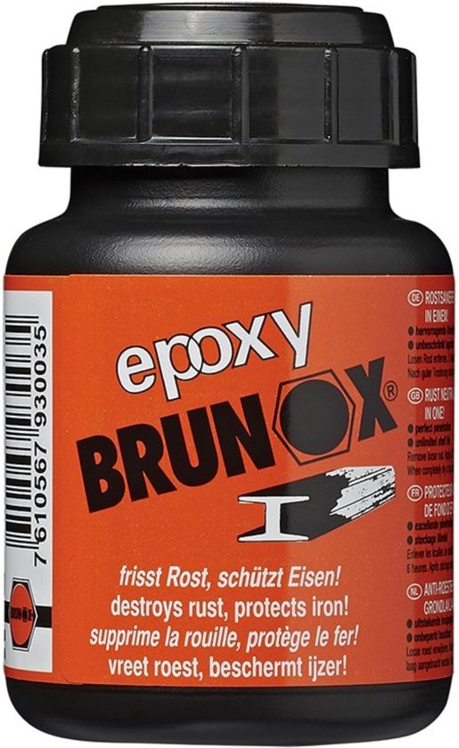 Brunox® Epoxy is het gepatenteerde roestsanerings-systeem op