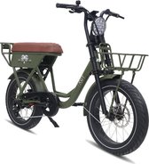 Troy Diablo, Fat e-bike 7sp, matt green