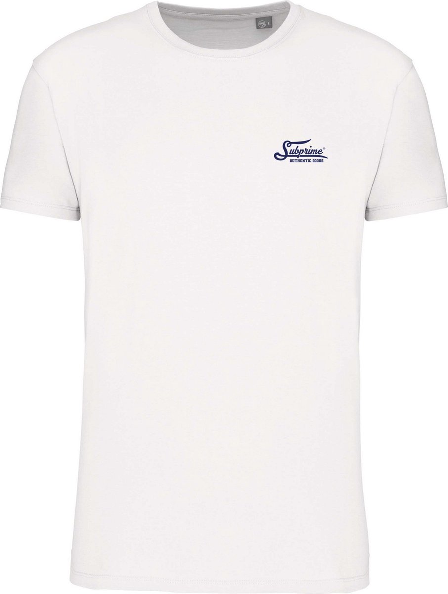 Subprime - Heren Tee SS Small Logo Shirt - Wit - Maat 3XL