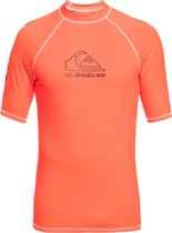 Quiksilver - UV-Zwemshirt met korte mouwen voor mannen - On tour - Koraal - maat XS