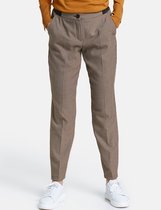GERRY WEBER Dames Broek met fijne ruiten