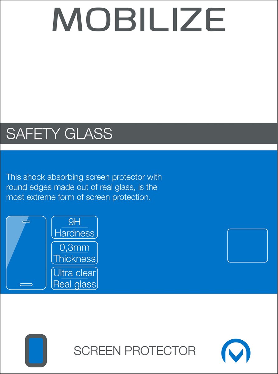 Mobilize Gehard Glas Ultra-Clear Screenprotector Geschikt voor Samsung Galaxy Tab S8