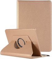 LuxeBass Hoesje geschikt voor Samsung Galaxy Tab A7 (2020) 10.4 inch - Draaibare Tablet Case met Standaard - Goud