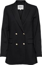 Only Blazer Onlpoptrash Life L/s Long Fi Blazer Tlr 15254359 Black Dames Maat - XL