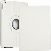 Apple iPad 7 10.2 (2019) Hoes - Mobigear - 360 Rotating Serie - Kunstlederen Bookcase - Wit - Hoes Geschikt Voor Apple iPad 7 10.2 (2019)
