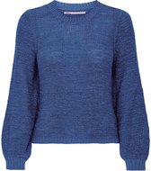Only Trui Onlgeena L/s Balloon Pullover Nca Knt 15254145 Strong Blue Dames Maat - S