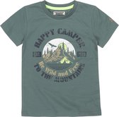 DJ Dutchjeans jongens t-shirt Happy Camper Green