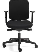 Pure Seat L Comfort Ergonomische - Bureaustoel D Zwart   - Premium Bureaustoel -Stof - Thuiswerken