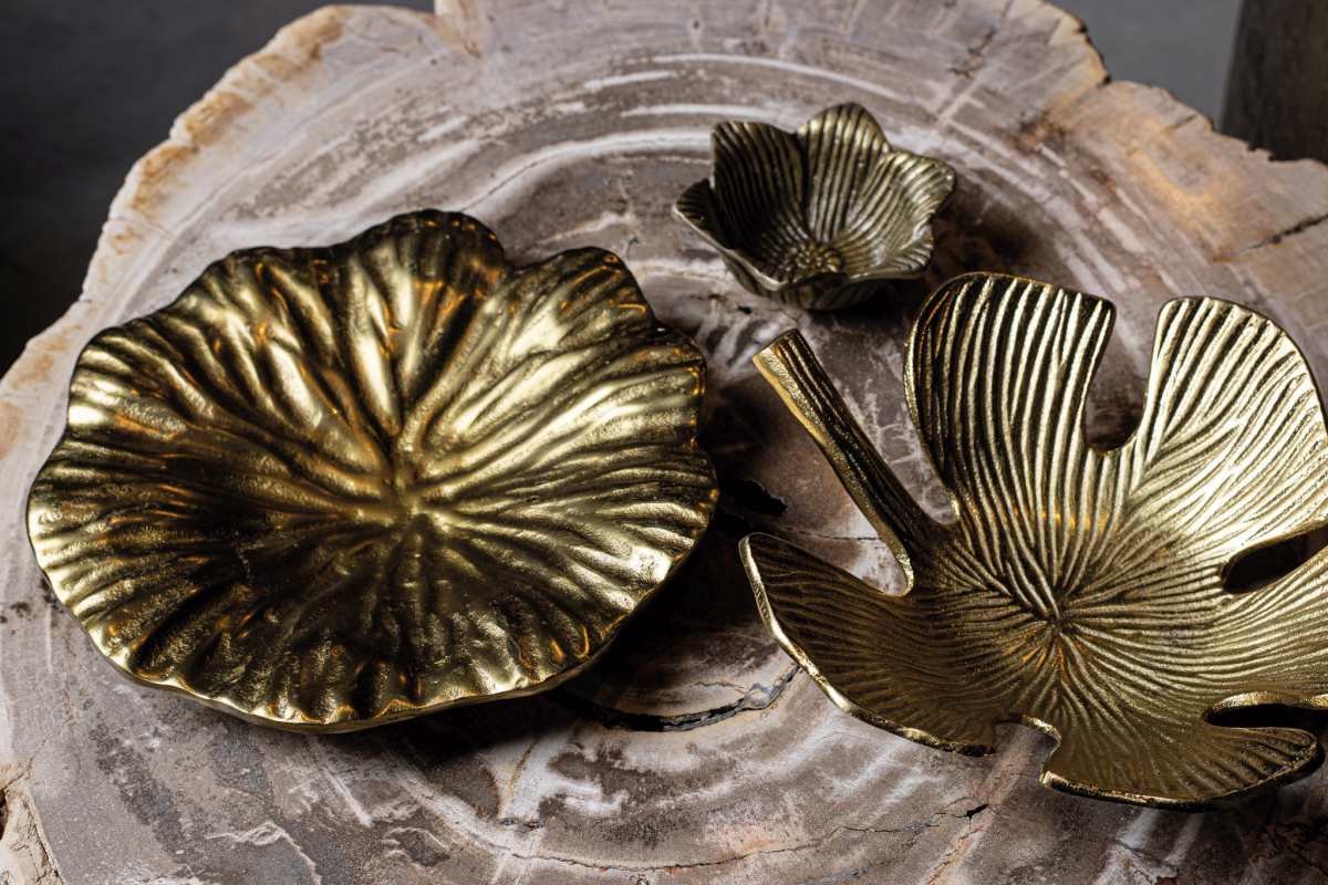 PTMD Terza Ronde Schaal - H3 x Ø24 cm - Aluminium - Goud