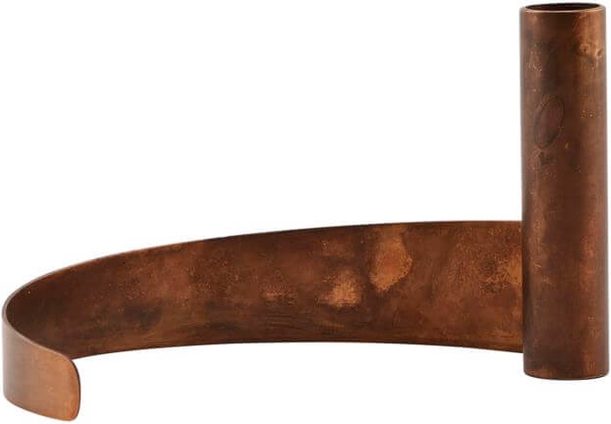 House Doctor Kandelaar Ambur antiek 11cm Bruin