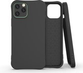 Peachy Soft case TPU hoesje voor iPhone 12 Pro Max - zwart
