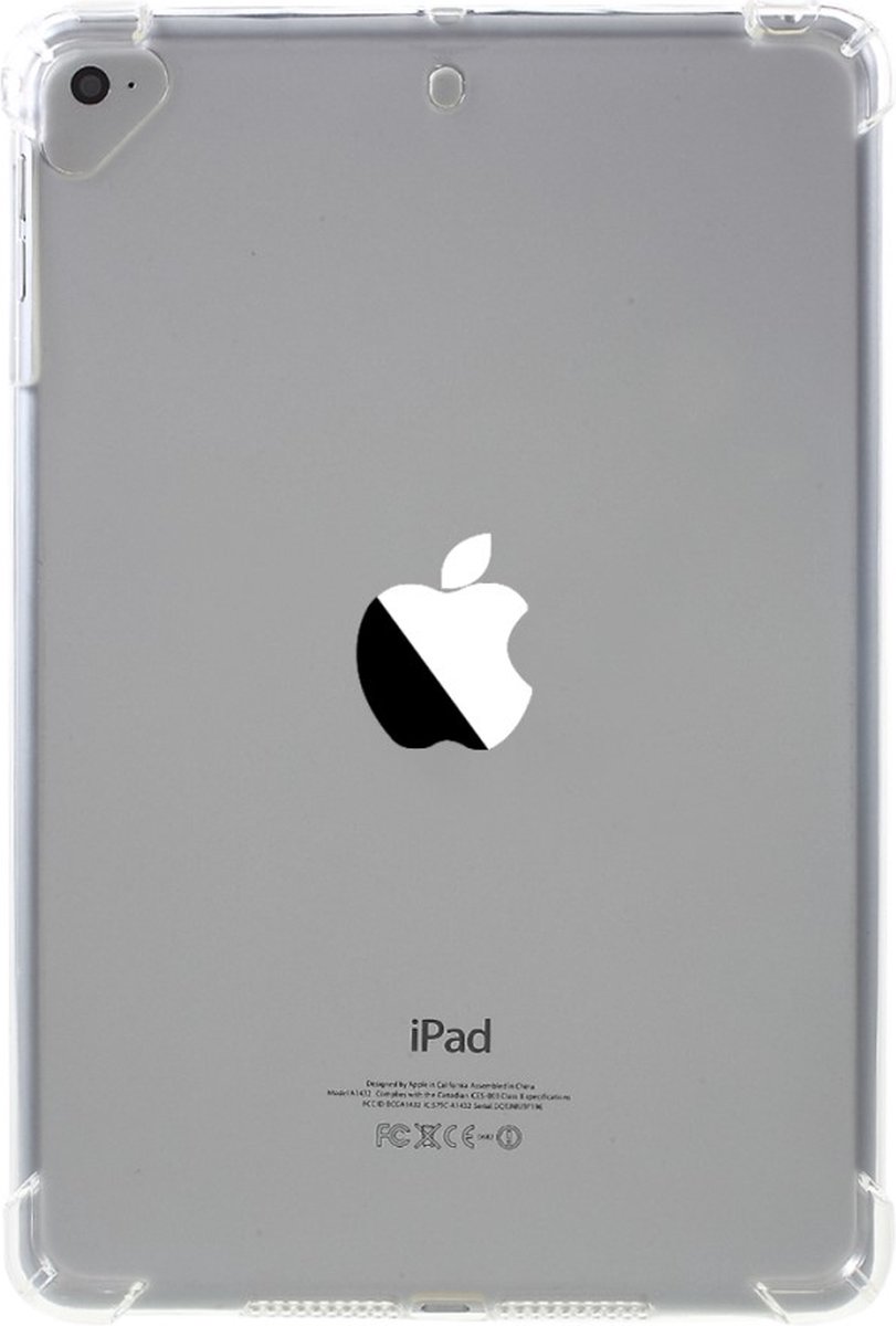 Peachy Transparant schokabsorberend TPU hoes iPad mini 1 2 3 4 5 - Doorzichtig
