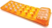 Oranje opblaasbaar Intex luchtbed 188 x 71 cm - zwembad speelgoed voor kinderen en volwassenen - opblaasbedden - Waterspeelgoed