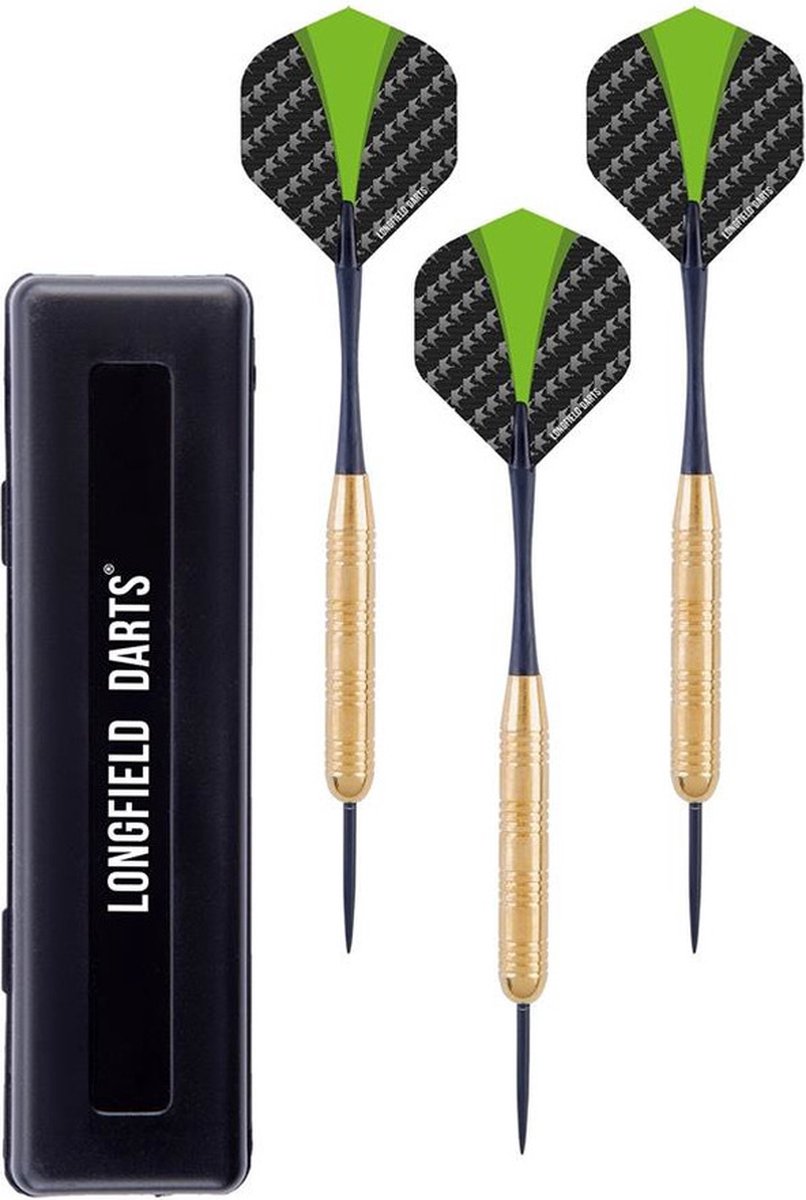 3x stuks Dartpijlen set Brass Barrel van 22 gram - Darten sport artikelen pijltjes