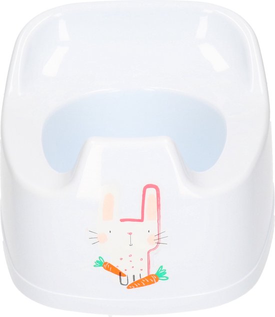 1x Baby/peuter plaspotje/wc potje wit met dieren print 27 cm - Zindelijkheidstraining - Babypotje — afbeelding 2