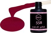 Gellak - 558 - 15 ml | B&N - soak off gellak