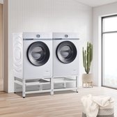 Wasmachine sokkel dubbel Bothel verhoger met planken