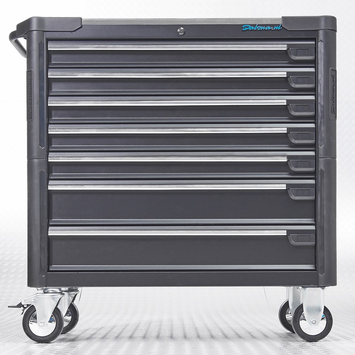 Datona® Gereedschapswagen tech-line 100 cm - Zwart