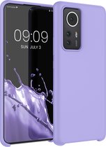 kwmobile telefoonhoesje geschikt voor Xiaomi 12 Pro - Hoesje met siliconen coating - Smartphone case in lavendel