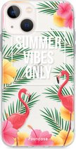 iPhone 13 hoesje TPU Soft Case - Back Cover - Summer Vibes Only