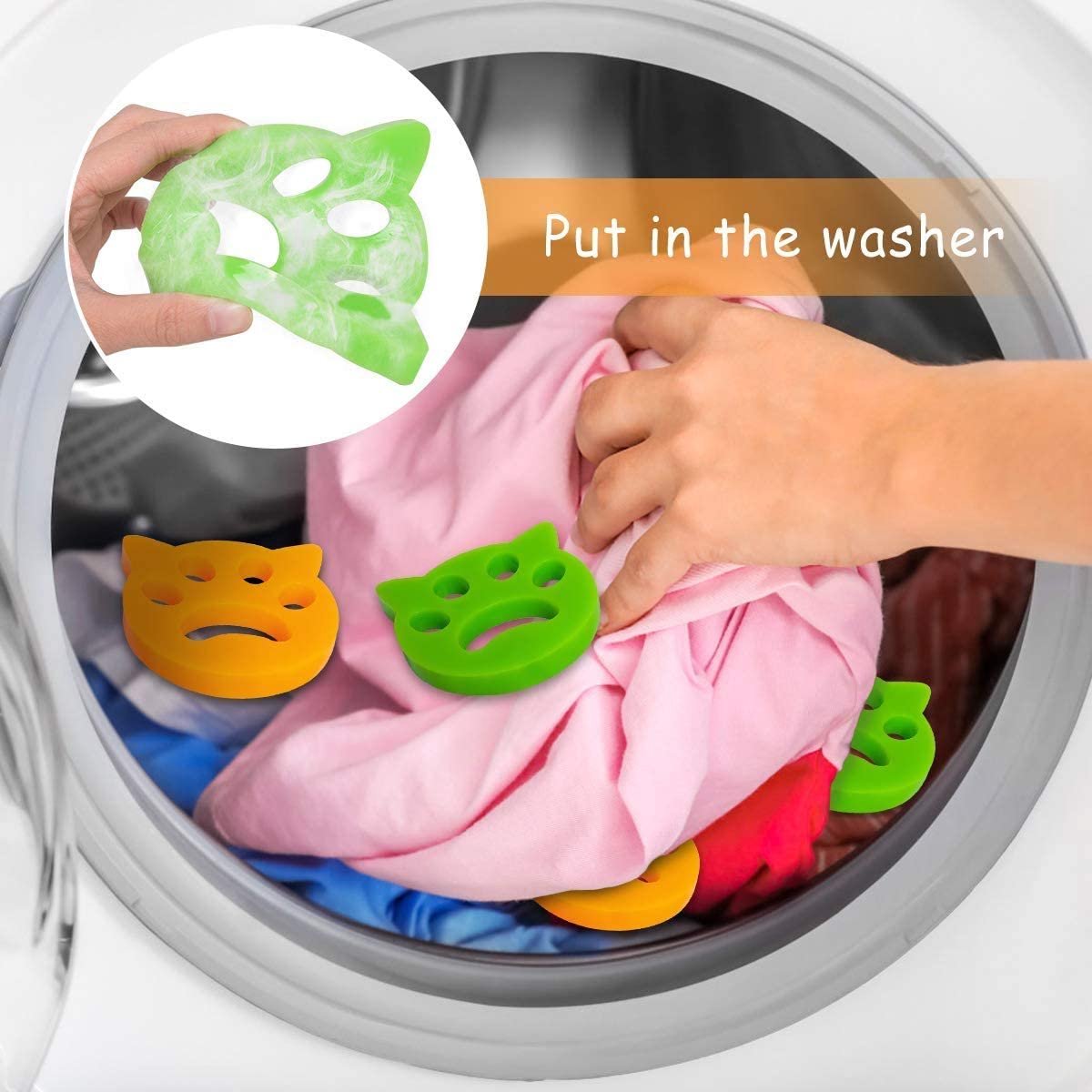 Boule de lessive réutilisable pour machine à laver, épilateur, attrape-poils  d'animaux, peluches, vêtements, livres, blanchisserie à la maison, 6 pièces,  3 pièces - AliExpress