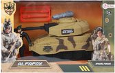 Toi Toys Alfafox Militaire Playset Tank avec accessoires