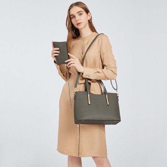 Miss Lulu Hobo dameshandtas, draagtas van PU-leer, licht met schouderriem, ideaal voor lessen, werk en dagelijks gebruik, NUDE, Stijlvol