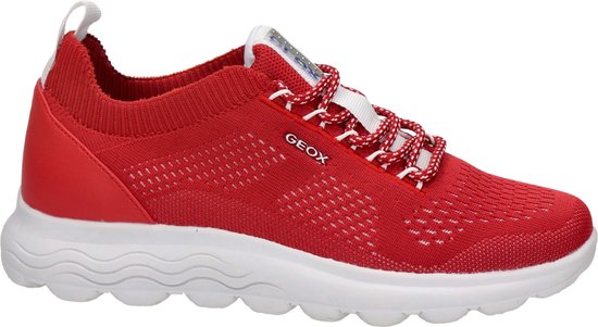 Baskets femme Geox Spherica - Rouge - Taille 36 | bol.com