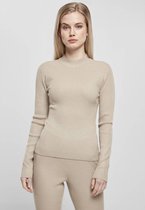 Urban Classics Sweater/trui -L- Rib Knit Turtleneck Creme