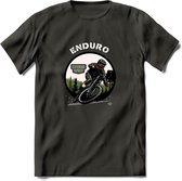 Enduro T-Shirt | Mountainbike Fiets Kleding | Dames / Heren / Unisex MTB shirt | Grappig Verjaardag Cadeau | Maat XXL