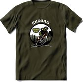 Enduro T-Shirt | Mountainbike Fiets Kleding | Dames / Heren / Unisex MTB shirt | Grappig Verjaardag Cadeau | Maat S