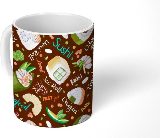 Mug - Mug à café - Sushi - Japon - Motifs - Mugs - 350 ML - Tasse - Mugs à  café - Mug... | bol