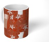 Mok - Koffiemok - Koffie - Bloemen - Patronen - Mokken - 350 ML - Beker - Koffiemokken - Theemok