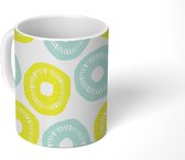 Mok - Koffiemok - Patronen - Cirkels - Zomer - Mokken - 350 ML - Beker - Koffiemokken - Theemok