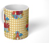 Mok - Koffiemok - Londen - Thee - Patronen - Mokken - 350 ML - Beker - Koffiemokken - Theemok