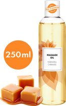 Aroma-massageolie voor ontspannende massages | erotische massageolie | sensueel karamelaroma | 250 ml