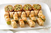 Zaitoune - Luxe MIX Baklava - Laag in suiker - Rijk aan noten - Baklavacadeautje - 200g