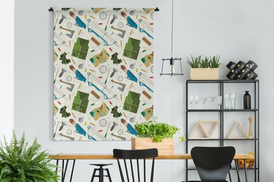 Tapisserie - Tapisserie - Noeud - Billes - Motifs - 150x200 cm - Tapisserie