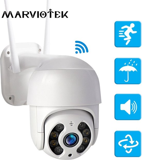 Beveiligingscamera – Beveiligingscamera draadloos buiten – Nachtzicht –  1080P – Cctv... | bol.com
