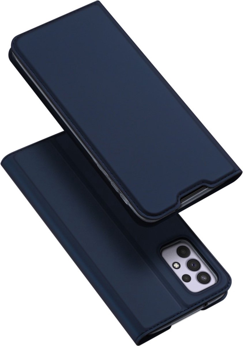 Luxe blauw book case hoesje Telefoonhoesje geschikt voor Samsung Galaxy A33