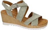 Gabor -Dames -  groen olijf - sandalen - maat 37