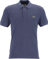 Lacoste Slim Fit polo - middenblauw melange -  Maat: XL