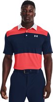 UA Playoff Polo 2.0-Rush Red / Academy / White