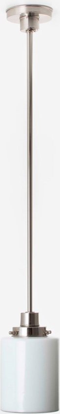 Art Deco Trade - Hanglamp Strakke Cilinder 20's Matnikkel
