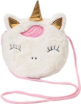 MINIIYOU - Wit Pluchen Unicorn Schoudertas