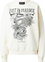 Colourful Rebel Paradise Slang Trui  Wit Dames - Loose Fit - Katoen - L